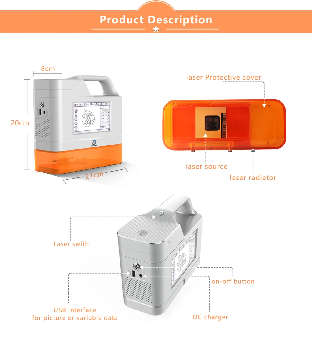 5W Diode Laser Marking System Laser Engraving Deep Laser Engraving Keyboard Laser Marking System Machine Wood Paper Cardboard Plastic