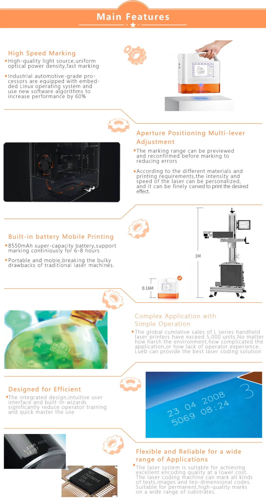 5W Diode Mini Laser Engraving Machine Laser Printer Expiry Date Acrylic Laser Marking Portable Laser Marking Machine