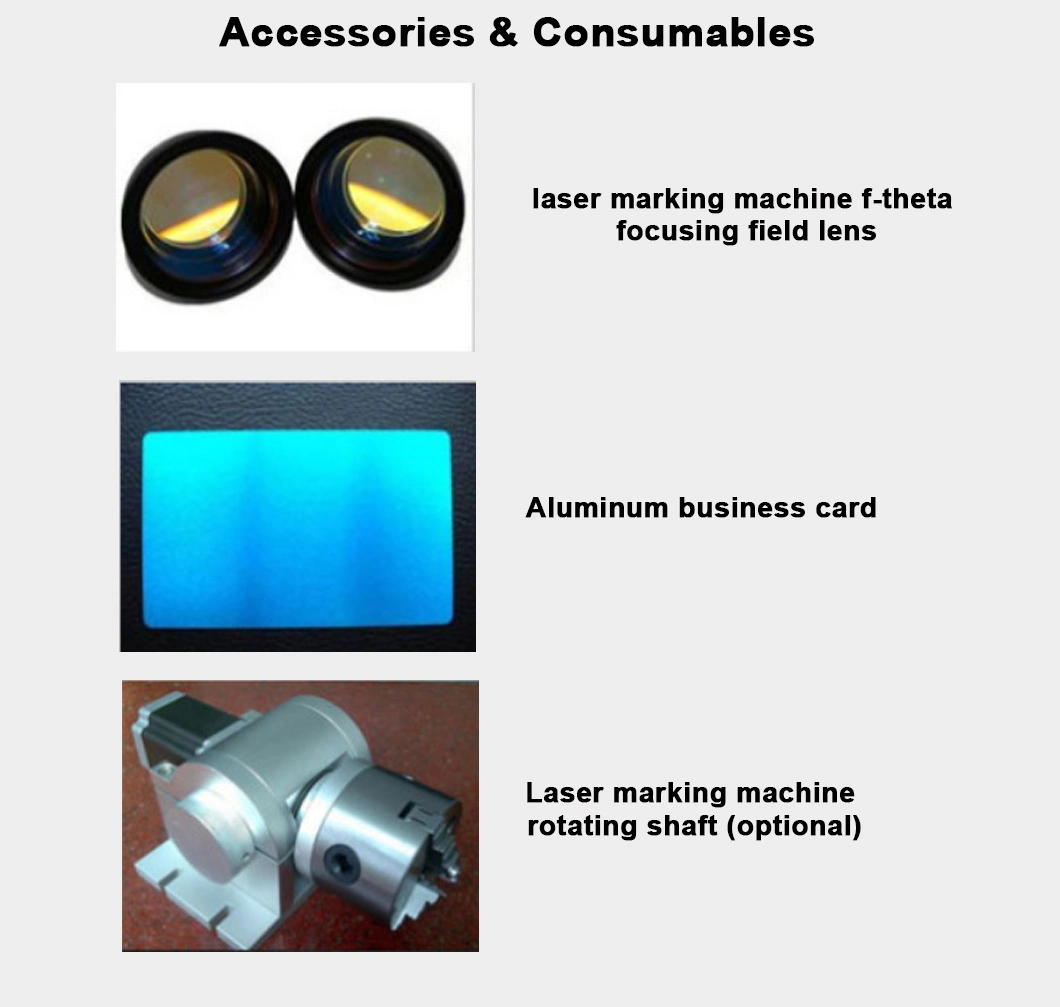 Factory Outlet 8W 10W 15W Green Light Enclosed Fiber Laser Marking Machine for Plastic Metal